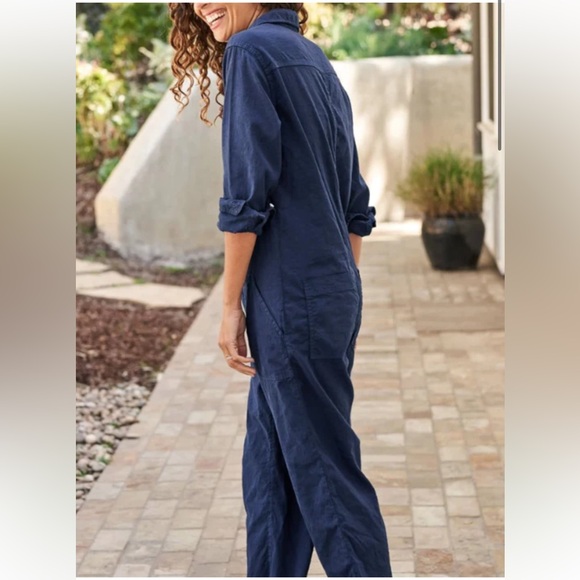 Frank & Eileen Navy Jumpsuit